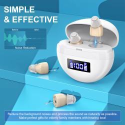 Noise Reduction Hearing Aid For The Elderly Without Howling And Sucking Digital Display