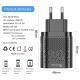 Charger US Standard 20w Dual Port Fast Charge Charging Head QC3.0 PD