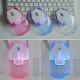 Creative Ultra-thin Transparent 2.4GHz Wireless Optical Luminous Mouse for PC Laptop