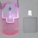 Creative Ultra-thin Transparent 2.4GHz Wireless Optical Luminous Mouse for PC Laptop