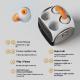 Clip-on Bluetooth Headset Sports Running Earphone
