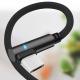 90 degree anti-winding charging cable