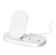 The New 15W Multifunctional Three-In-One Wireless Charger Folding Stand Is Suitable For  Mobile Phone Watch Headset