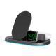 The New 15W Multifunctional Three-In-One Wireless Charger Folding Stand Is Suitable For  Mobile Phone Watch Headset