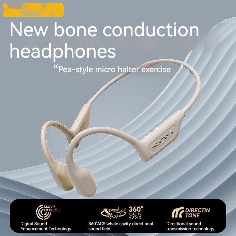 Bone Conduction Neck-mounted Wireless Bluetooth Headset Mini Oversized Battery Ultra-long Life Battery