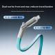 240W Multi-Protocol Fully Compatible 2-in-1 Charging Cable With Silicone