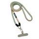 Detachable Fluorescent Braided Decorative Phone Lanyard