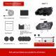 Motorcycle Helmet With Bluetooth Earphones And Water Resistance