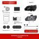 Motorcycle Helmet With Bluetooth Earphones And Water Resistance