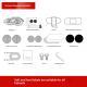 Motorcycle Helmet With Bluetooth Earphones And Water Resistance