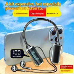 Over-ear Bluetooth Earbuds With Ultra-long Battery Life Noise Cancellation Ideal For Sports And Running