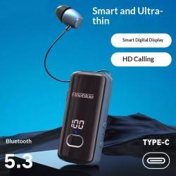 F580 Lapel-Style Wireless Bluetooth Earphones