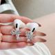 Ear Buckle Ornament Earphone Set Bow