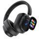 Over-ear Wireless Bluetooth Headphones With ANC Noise Cancellation And A Built-in Display Ideal For Workouts