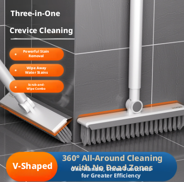 Three-in-one floor brush-white-1 piece - Option1