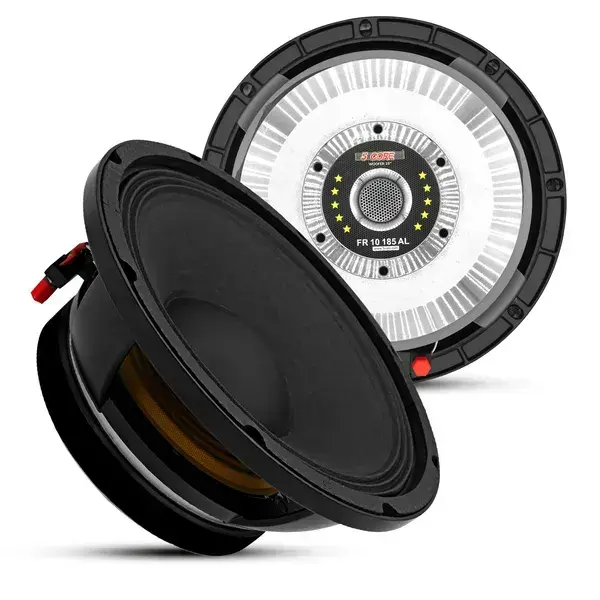 5CORE 10 Inch Subwoofer Speaker 600W 4 Ohm Full Range Replacement DJ Bass Sub Woofer Loudspeaker 3" Voice Coil 96 Oz Magnet Aluminum Frame