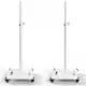5Core Speaker Stand 2Pc Heavy Duty Adjustable Height 61" DJ PA Stands 35mm Mount 100Lb Capacity