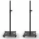 5Core Speaker Stand 2Pc Heavy Duty Adjustable Height 61" DJ PA Stands 35mm Mount 100Lb Capacity