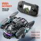 Drone With Screen Remote & Obstacle Avoidance, Foldable Brushless Quadcopter With 2 Batteries & RGB Lights