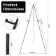 2 Pack Easel Stand For Display 61in Collapsible A Frame Tripod Easel Iron Alloy Drawing Stand With 2 Carry Bags For Wedding Poster Art Drawing Meeting