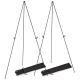 2 Pack Easel Stand For Display 61in Collapsible A Frame Tripod Easel Iron Alloy Drawing Stand With 2 Carry Bags For Wedding Poster Art Drawing Meeting