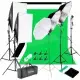 45W White Umbrellas Silver Black Umbrellas Soft Light Box Background Stand Light Stands Four - Do Not Sell On Amazon