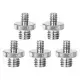 5 Core 3/8 To 1/4 Adapter 5Pcs Camera Mount Durable Tripod Screw Adapter For DSLR Monopod Microphone & Lighting 1/4 To 3/8 Screws Set - 1/4M-3/8M Camera Screw 5Pcs