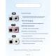 Lightweight Dual Screen CCD Camera Set