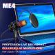 USB Microphone For Gaming And Podcast, RGB Light Small And Easy Setup
