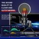 USB Microphone For Gaming And Podcast, RGB Light Small And Easy Setup