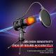USB Microphone For Gaming And Podcast, RGB Light Small And Easy Setup