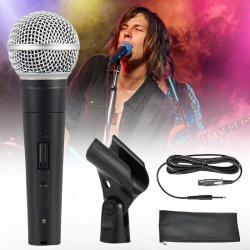 For Shure SM58 Dynamic Vocal Microphone Wired Mic With OnOffWith Cable