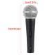 For Shure SM58 Dynamic Vocal Microphone Wired Mic With OnOffWith Cable