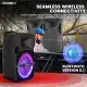 5 Core Party Speaker W Microphone 400W Big Rechargeable Bluetooth Loud PA DJ Karaoke System W Stand