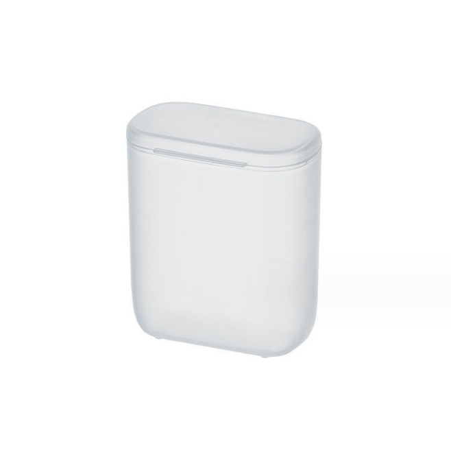 Portable data cable storage box-transparent white-1 piece - Option1