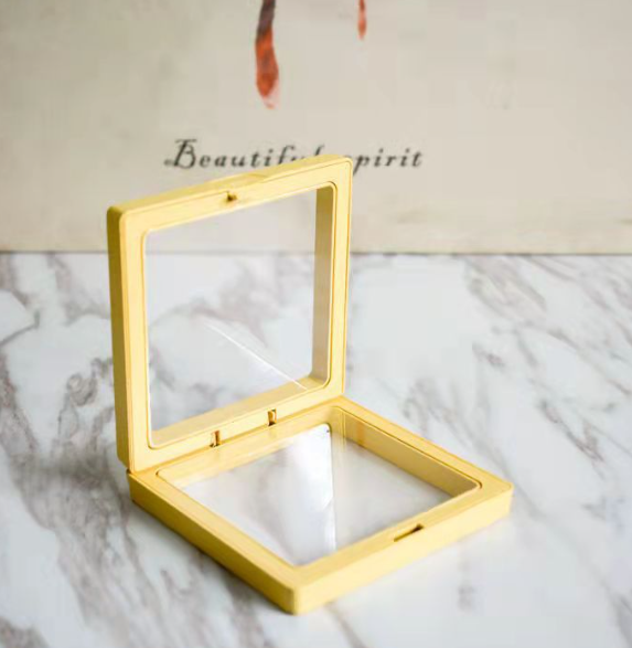pe film jewelry box-yellow-7 * 7cm-1 pack - Option1