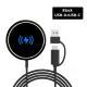 2-in-1 Ultra-Thin Magnetic Wireless Charger