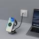 3-in-1 Retractable Cable Wireless Charger