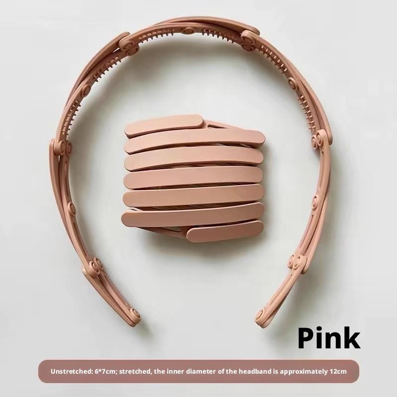 Folding headband-pink-6 * 7cm-1 piece - Option1