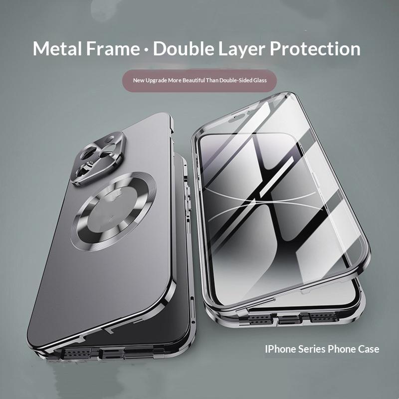 Full Range Of Full-coverage Metal Privacy Phone Cases With Exposed Labels