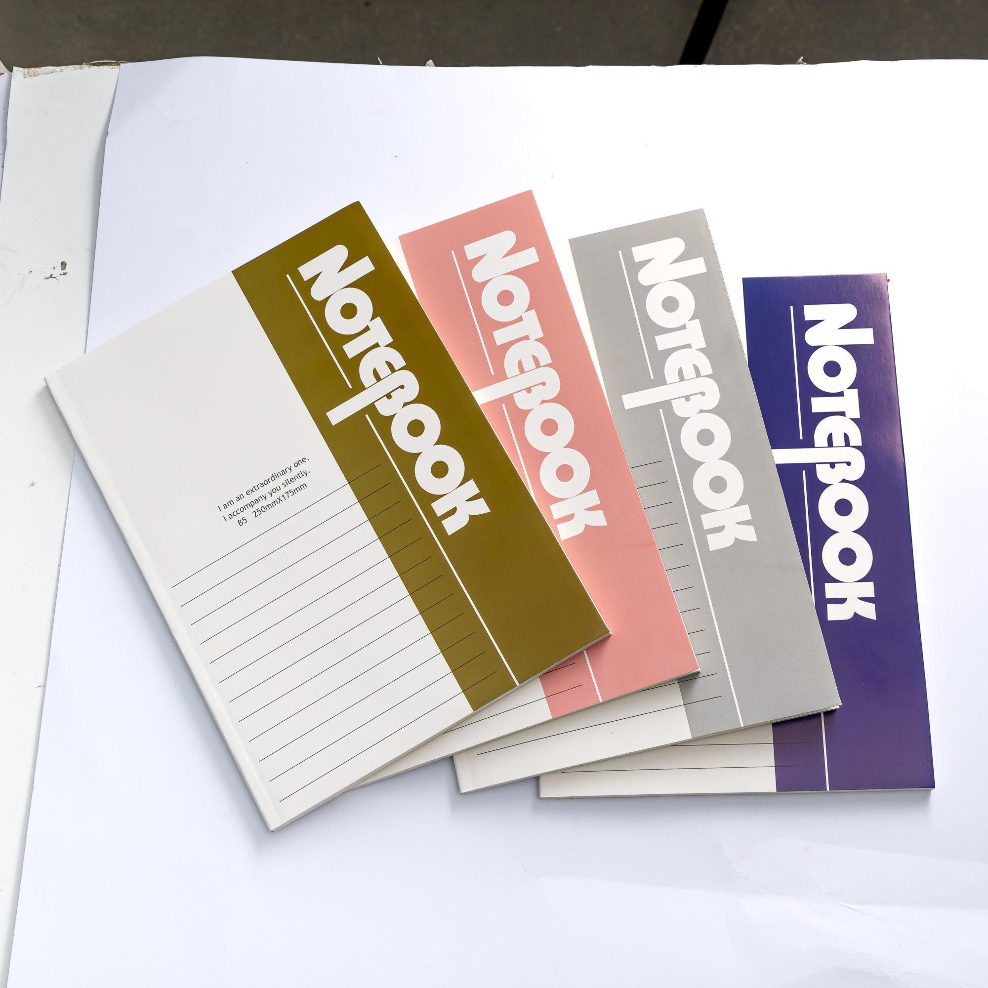 A5 soft copying classroom notebook-20 sheets 1 notebook-random color-nude - Option1