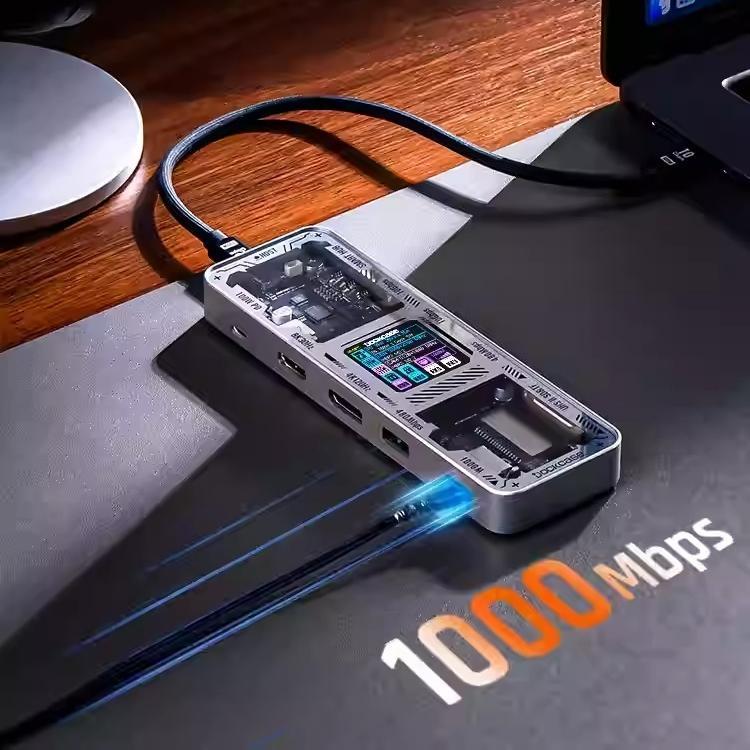 LaptopTab HDMI Mirroring 8K Conversion Gigabit Ethernet Port USB Docking Station