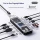 LaptopTab HDMI Mirroring 8K Conversion Gigabit Ethernet Port USB Docking Station