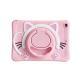 Rotating Stand Cartoon Cat Face Tablet Case