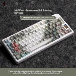 Gradient-colored, Personalized Keycaps For 87104-key Keyboards