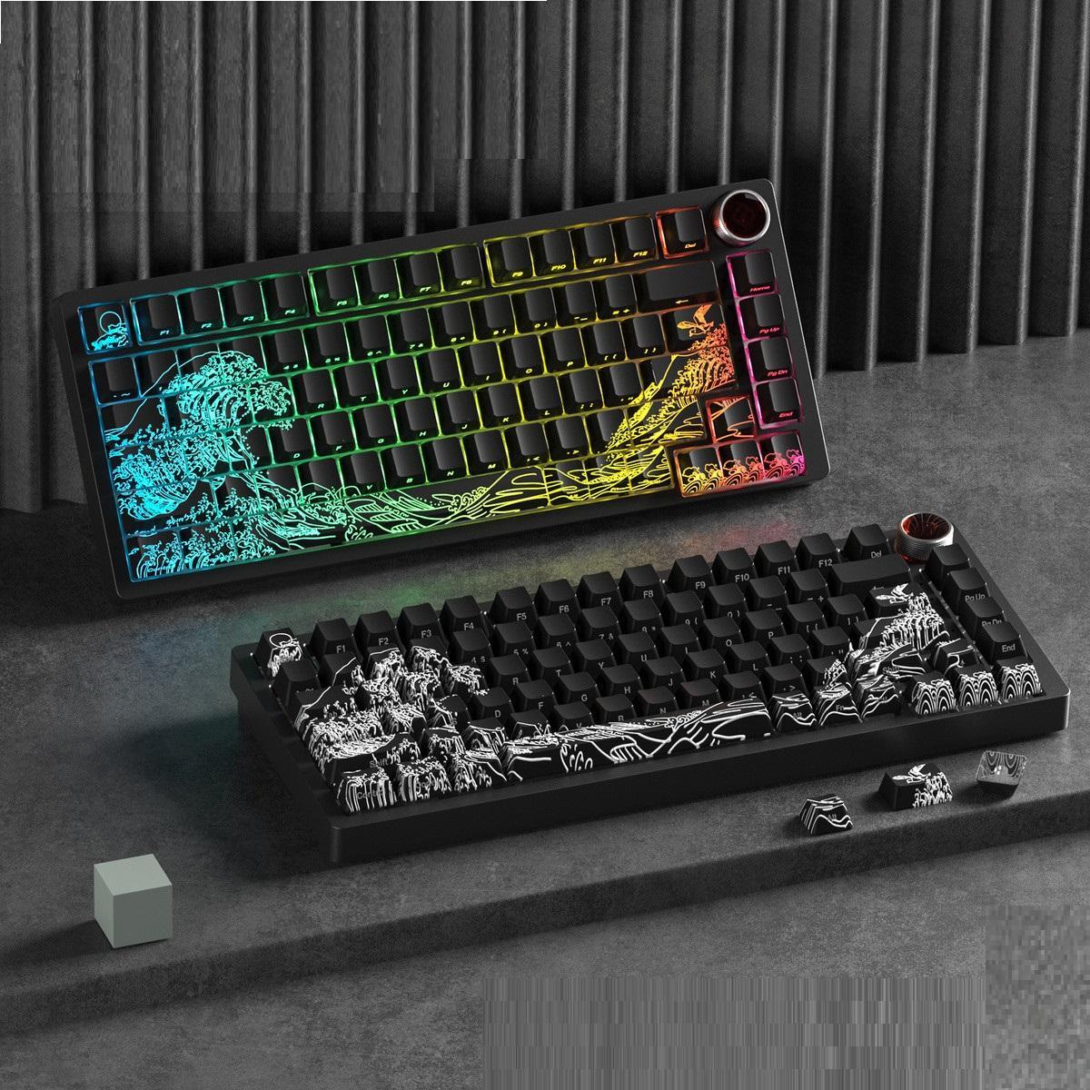 Light-transmitting Personalized Keycaps With Side Illumination For A Creative Touch