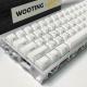 Crystal Jelly Side-engraved Keycaps For A 136-key Compact Full-size Keyboard