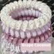 Telephone cord hair ring-Strawberry series-4 pieces pack-bag