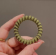Jelly telephone line hair circle-coffee color-1 piece