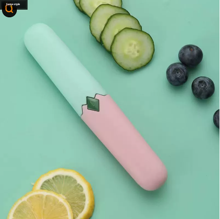 Two-in-one fruit knife-green and pink-1 - Option1